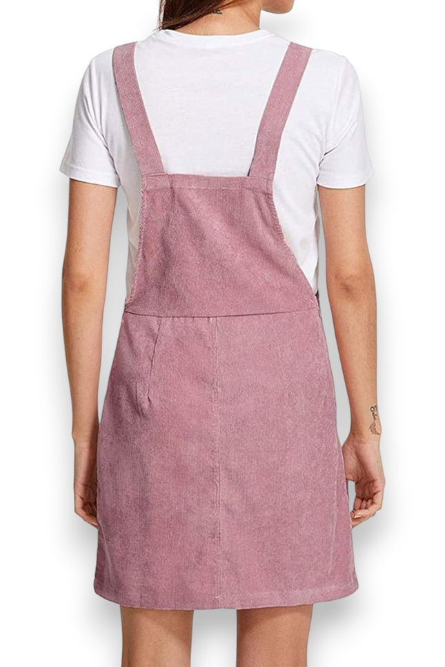 Robe salopette velour cotelé - Robe Addict