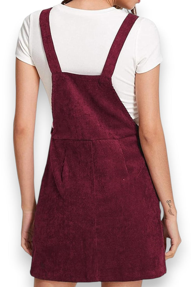 Robe salopette velour cotelé - Robe Addict