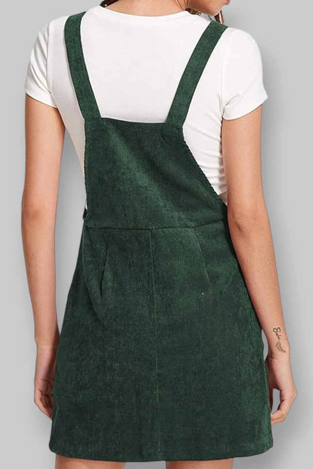 Robe salopette verte - Robe Addict