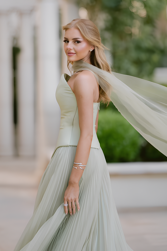 Robe soirée avec tulle travaillé - Robe Addict
