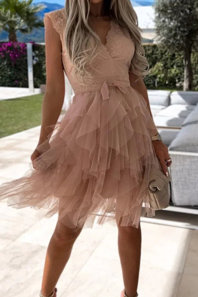 Robe tulle et dentelle - Robe Addict