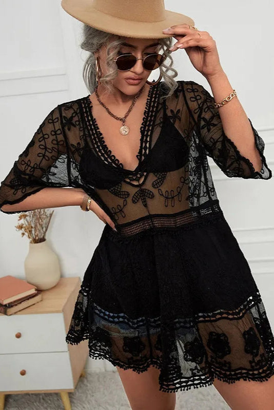 Robe tunique de plage - Robe Addict