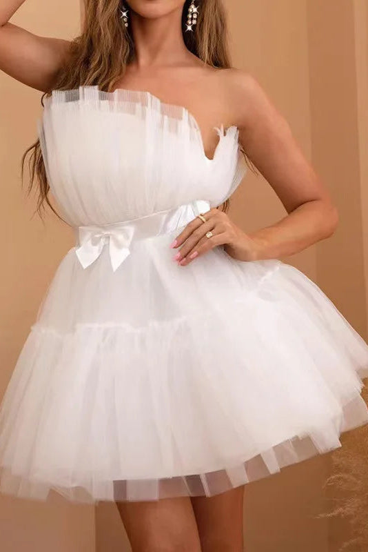 Robe tutu blanc - Robe Addict