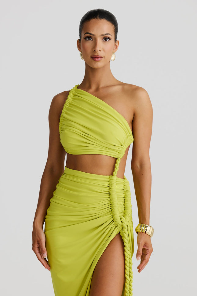 Robe vert jaune - Robe Addict