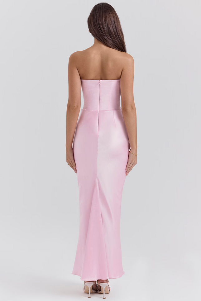 Robe rose corset - Robe Addict