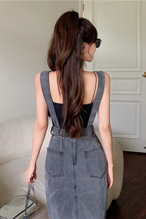 Robe salopette jean - Robe Addict