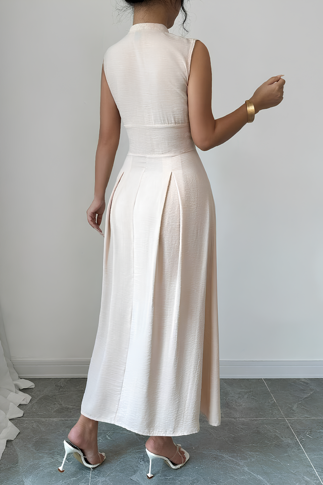Robe trapeze sans manches - Robe Addict