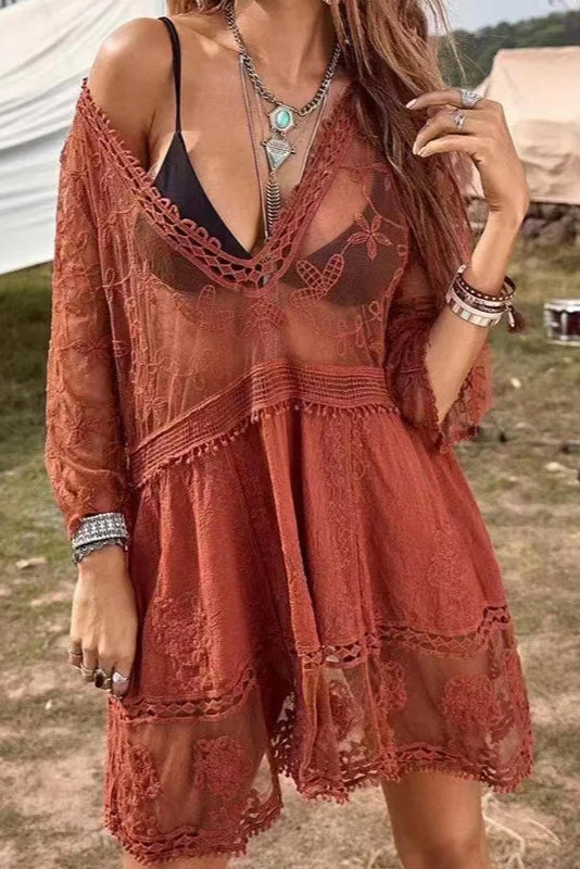 Robe tunique de plage - Robe Addict