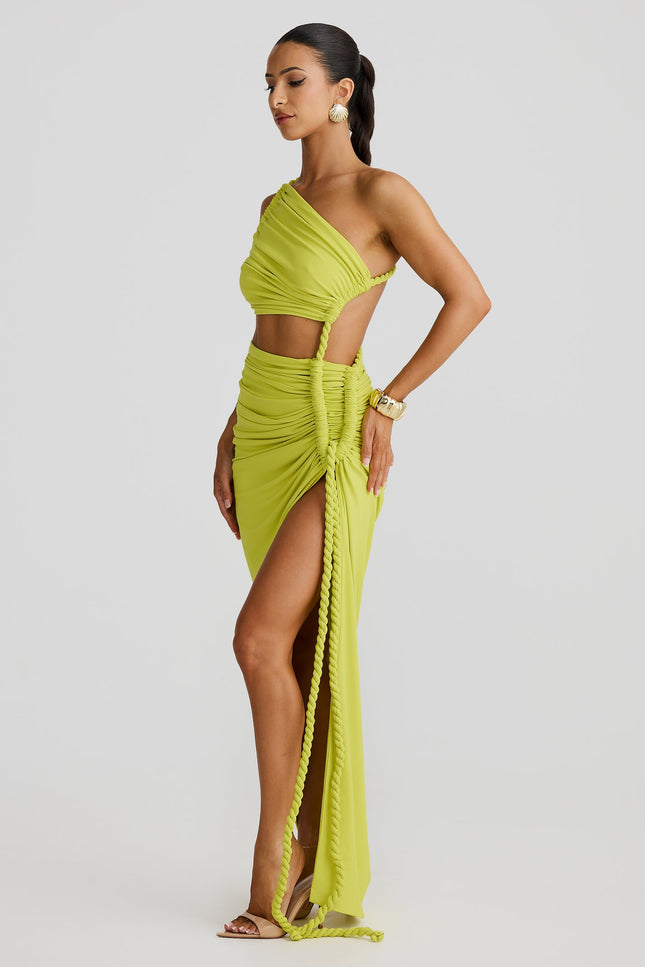 Robe vert jaune - Robe Addict