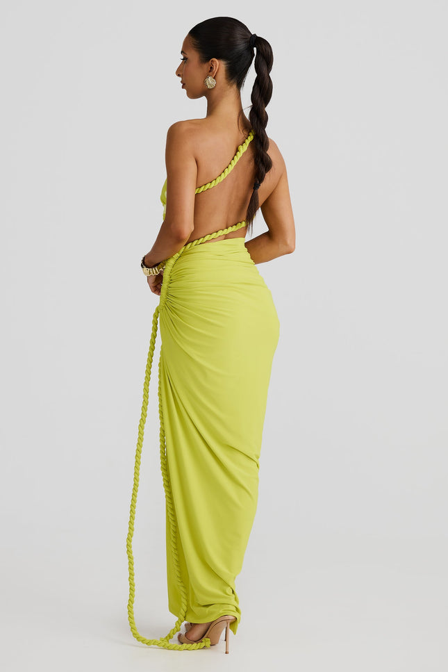 Robe vert jaune - Robe Addict