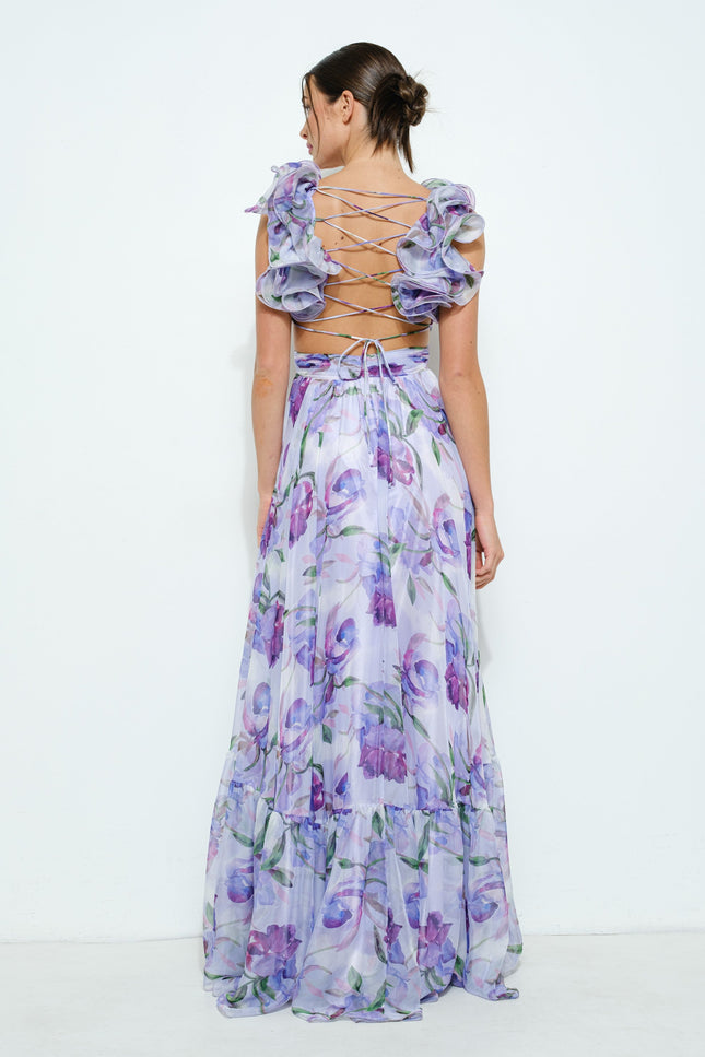 Robe voile fleurie - Robe Addict