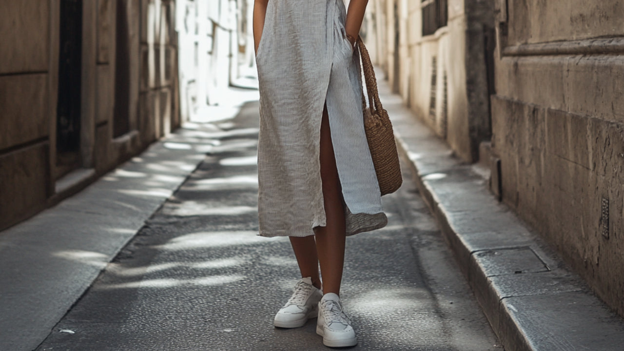 Quelle basket avec une robe