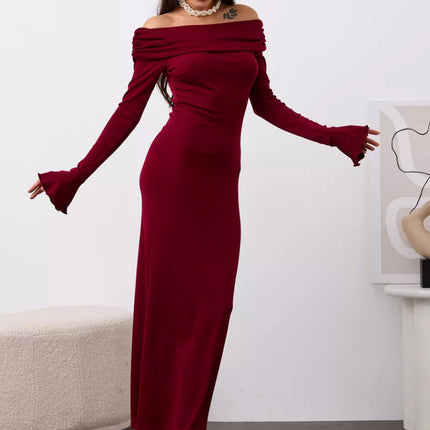 Collection image for: Robe de soirée bordeaux