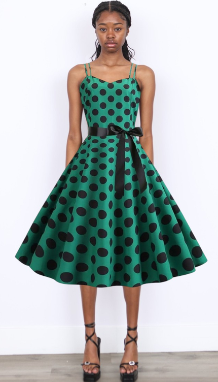 Robes à pois année 50 - Robe Addict