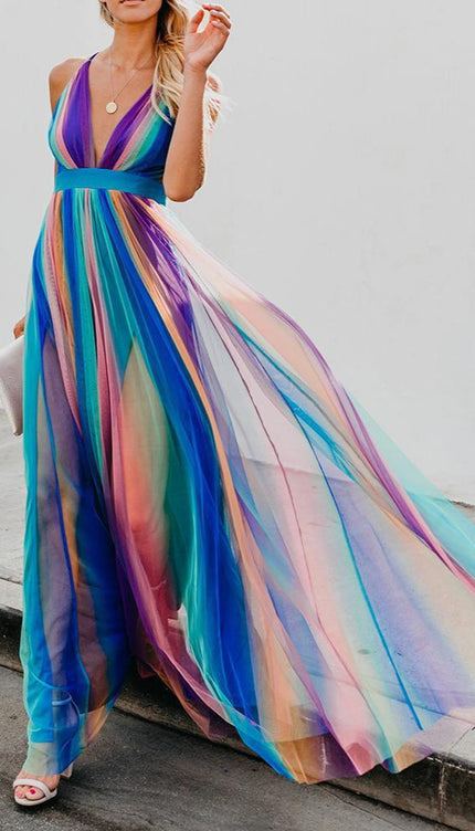 Robe arc en ciel - Robe Addict