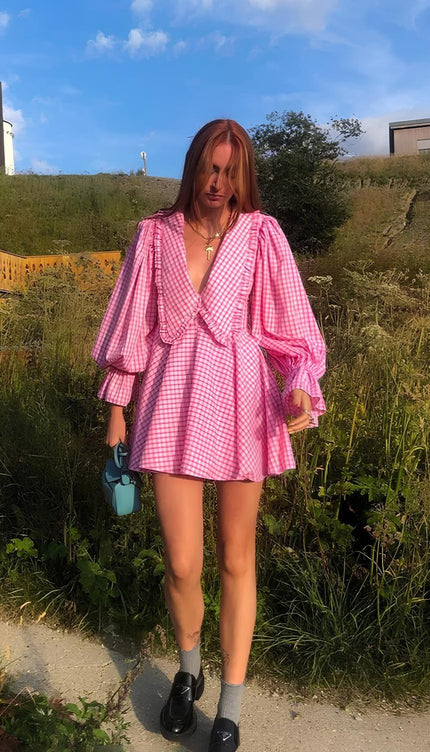 Robe babydoll rose - Robe Addict