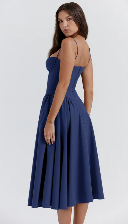 Robe trapeze bretelle - Robe Addict