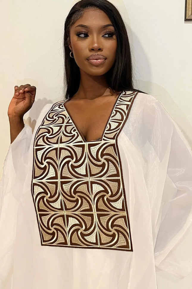 Robe broderie senegalaise - Robe Addict