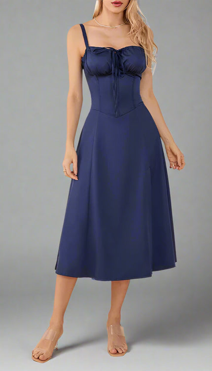 Robe bustier bleu - Robe Addict
