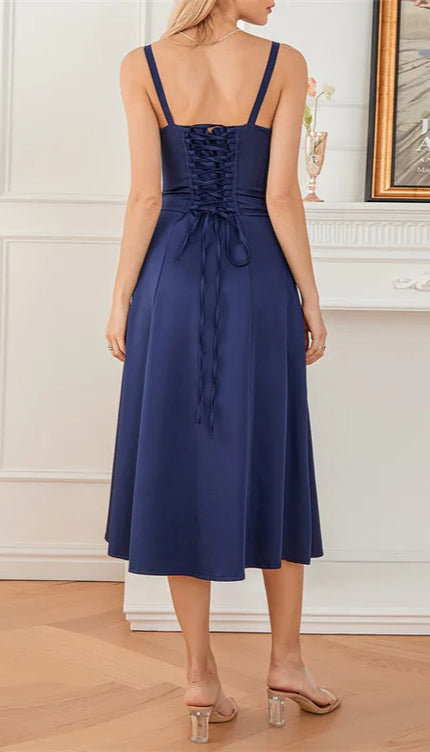 Robe bustier bleu - Robe Addict