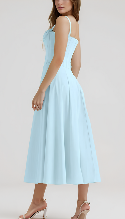 Robe bustier bleu ciel - Robe Addict