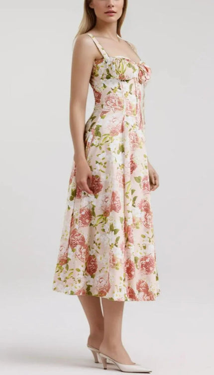 Robe bustier fleur - Robe Addict