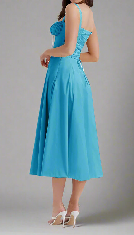 Robe bustier bleu - Robe Addict