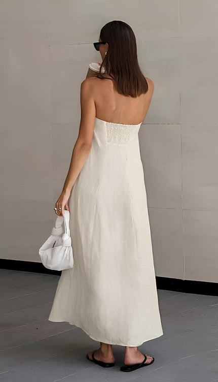 Robe bustier lin - Robe Addict
