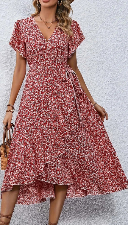 Robe champêtre fleurie - Robe Addict