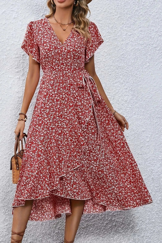 Robe champêtre fleurie - Robe Addict