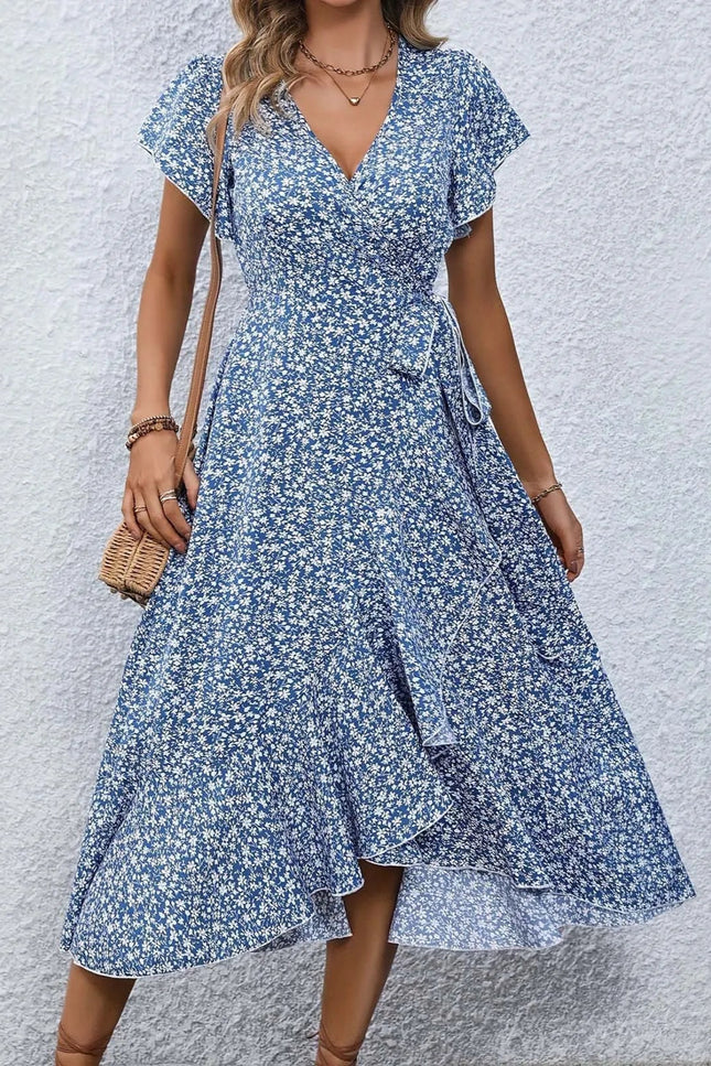 Robe champêtre fleurie - Robe Addict