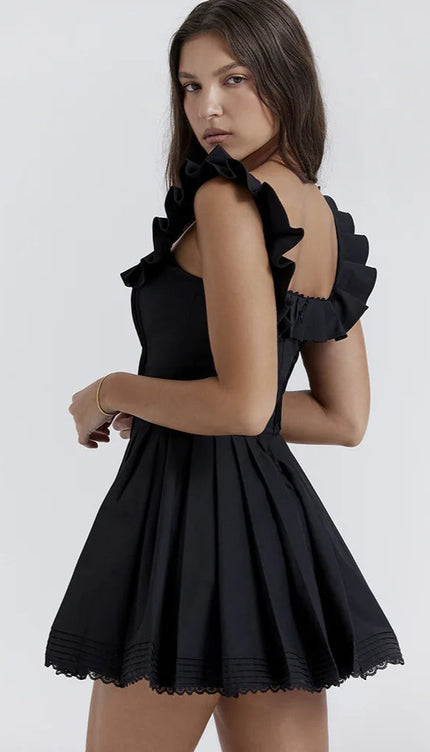 Robe chasuble noire - Robe Addict