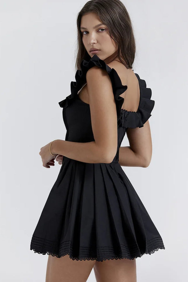 Robe chasuble noire - Robe Addict
