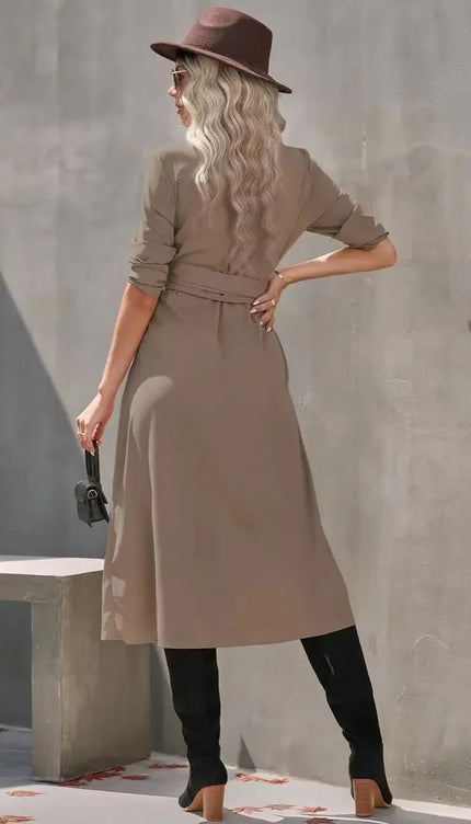 Robe chemise ceinturée - Robe Addict