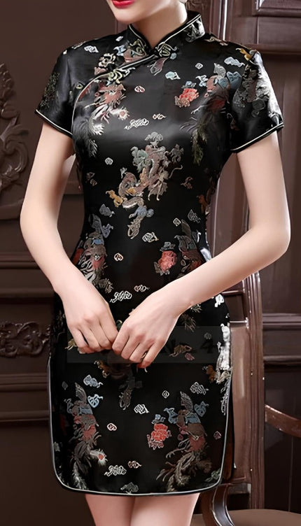 Robe col mandarin - Robe Addict