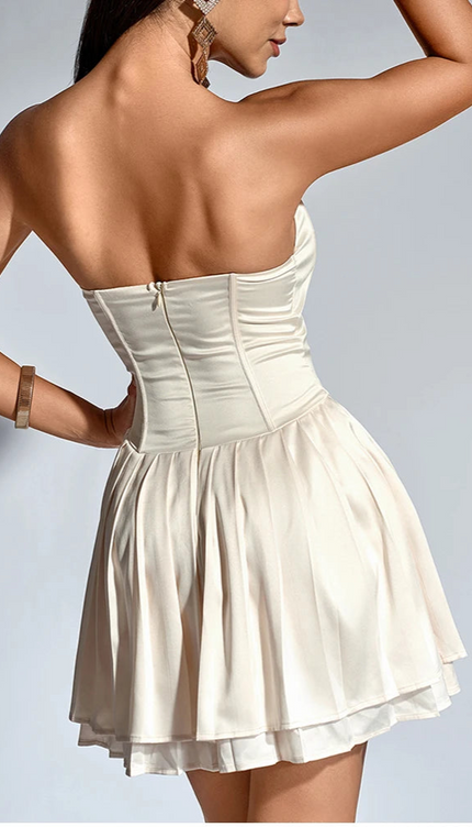 Robe corset beige - Robe Addict