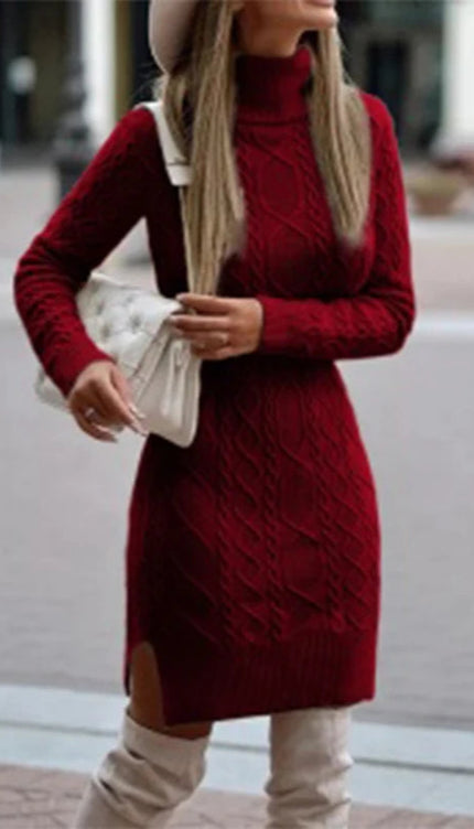 Robe courte en laine - Robe Addict