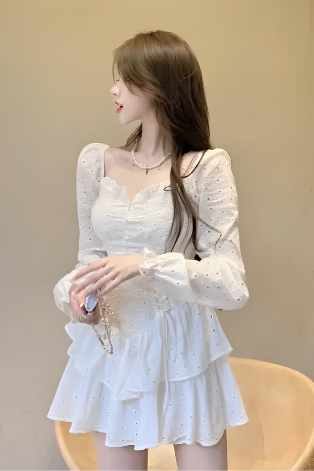 Robe courte froufrou - Robe Addict