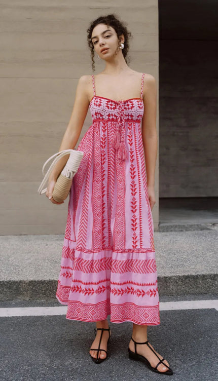 Robe crochet rose - Robe Addict