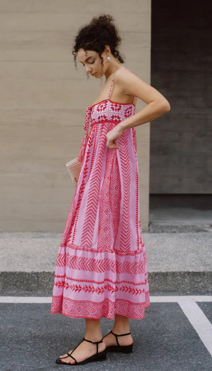 Robe crochet rose - Robe Addict