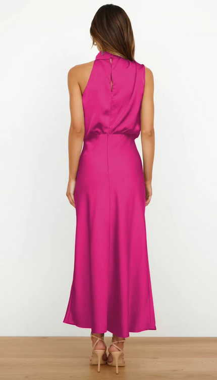 Robe demoiselle d'honneur framboise - Robe Addict