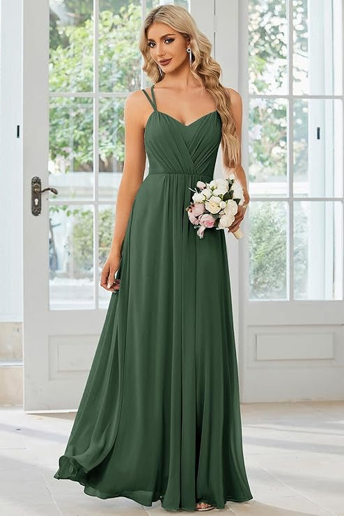 Robe demoiselle d'honneur eucalyptus - Robe Addict