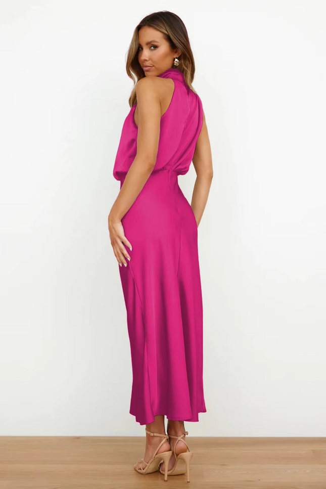 Robe demoiselle d'honneur framboise - Robe Addict