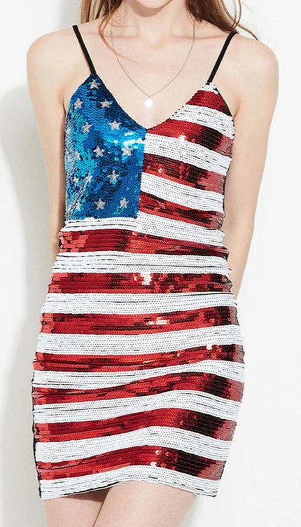 Robe drapeau americain - Robe Addict