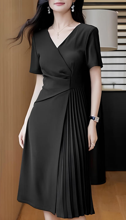Robe encolure v - Robe Addict
