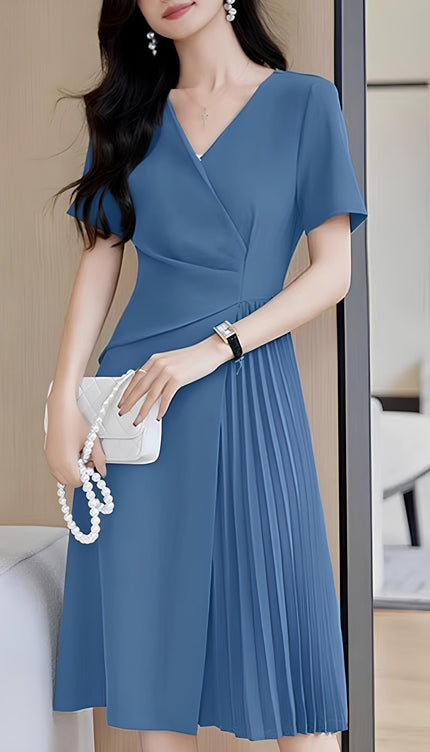 Robe encolure v - Robe Addict