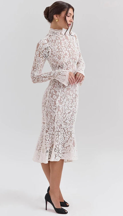 Robe glamour dentelle - Robe Addict