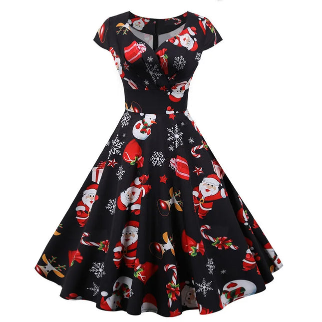 Robe retro noel - Robe Addict