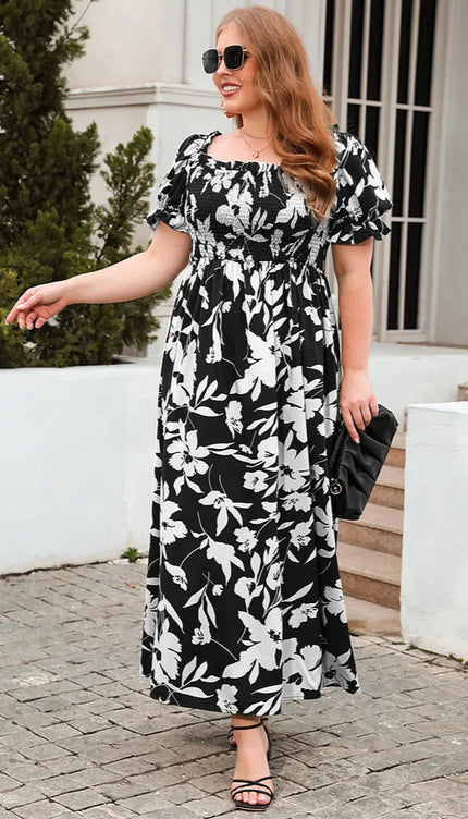 Robe hippie grande taille - Robe Addict