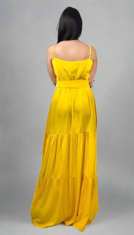 Robe jaune moutarde - Robe Addict